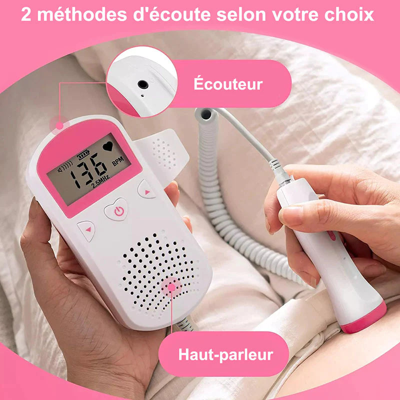 Haut-parleur fréquence cardiaque bébé