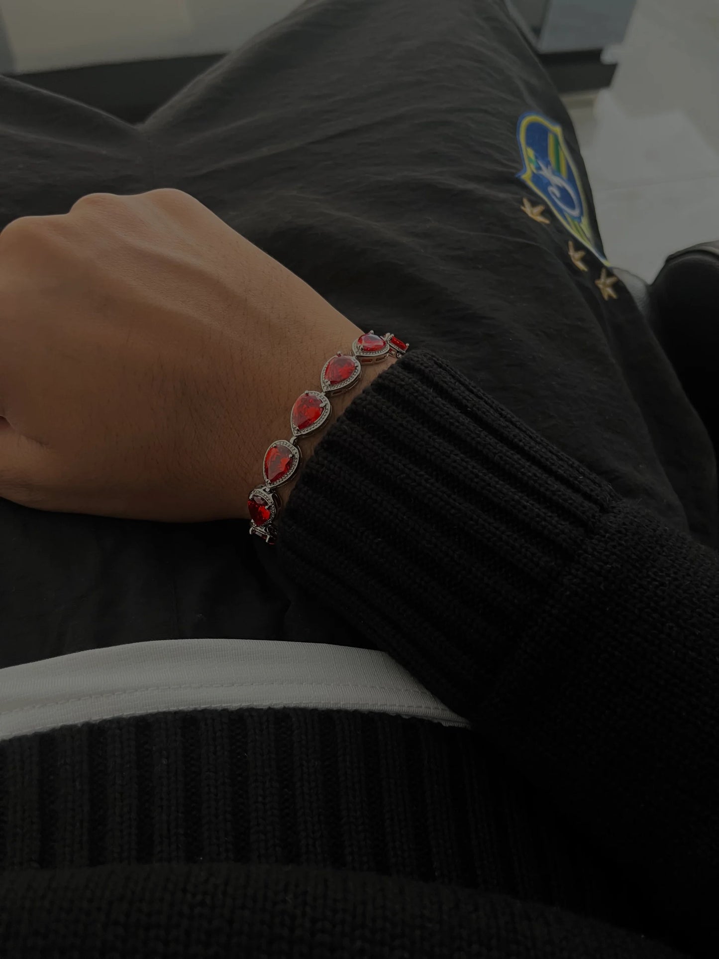 bracelet crystal " DROP "