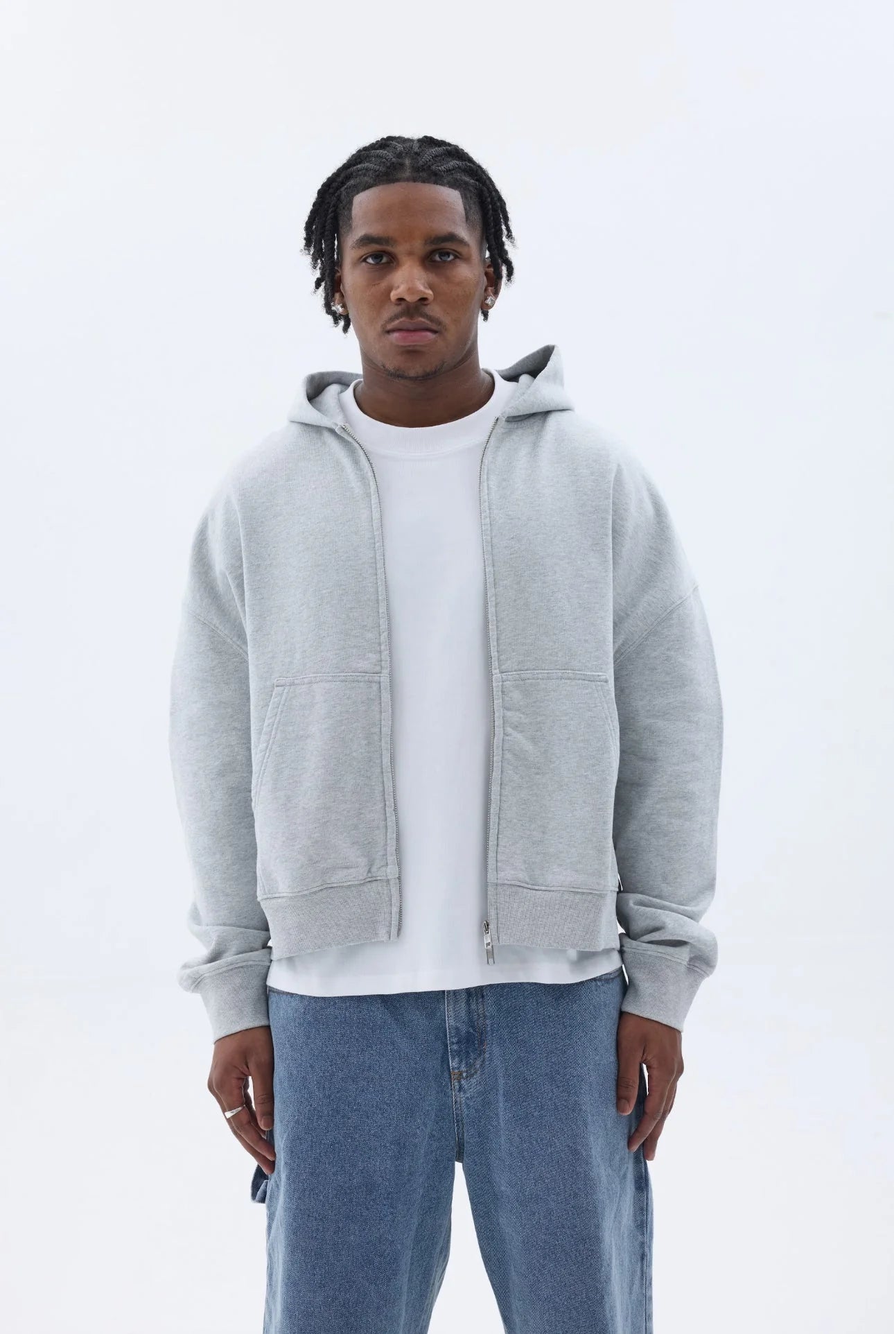 BLANCS ZIP HOODIE