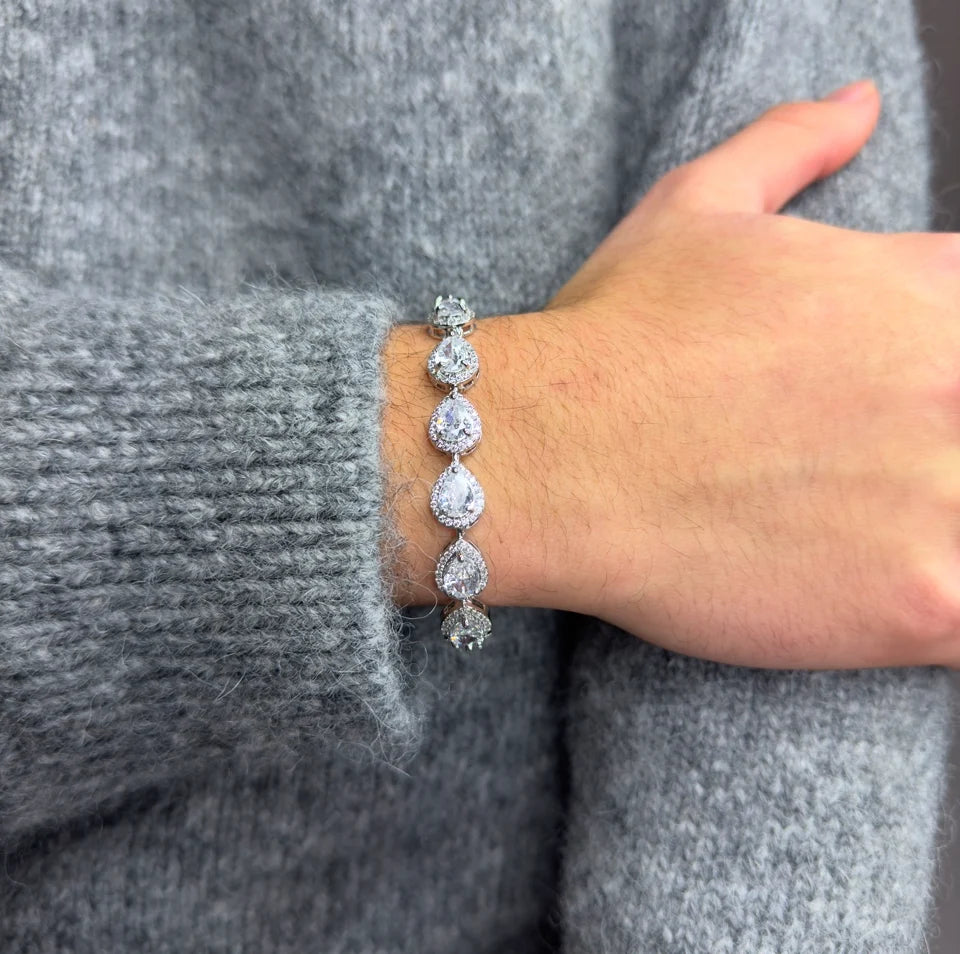 bracelet crystal " DROP "