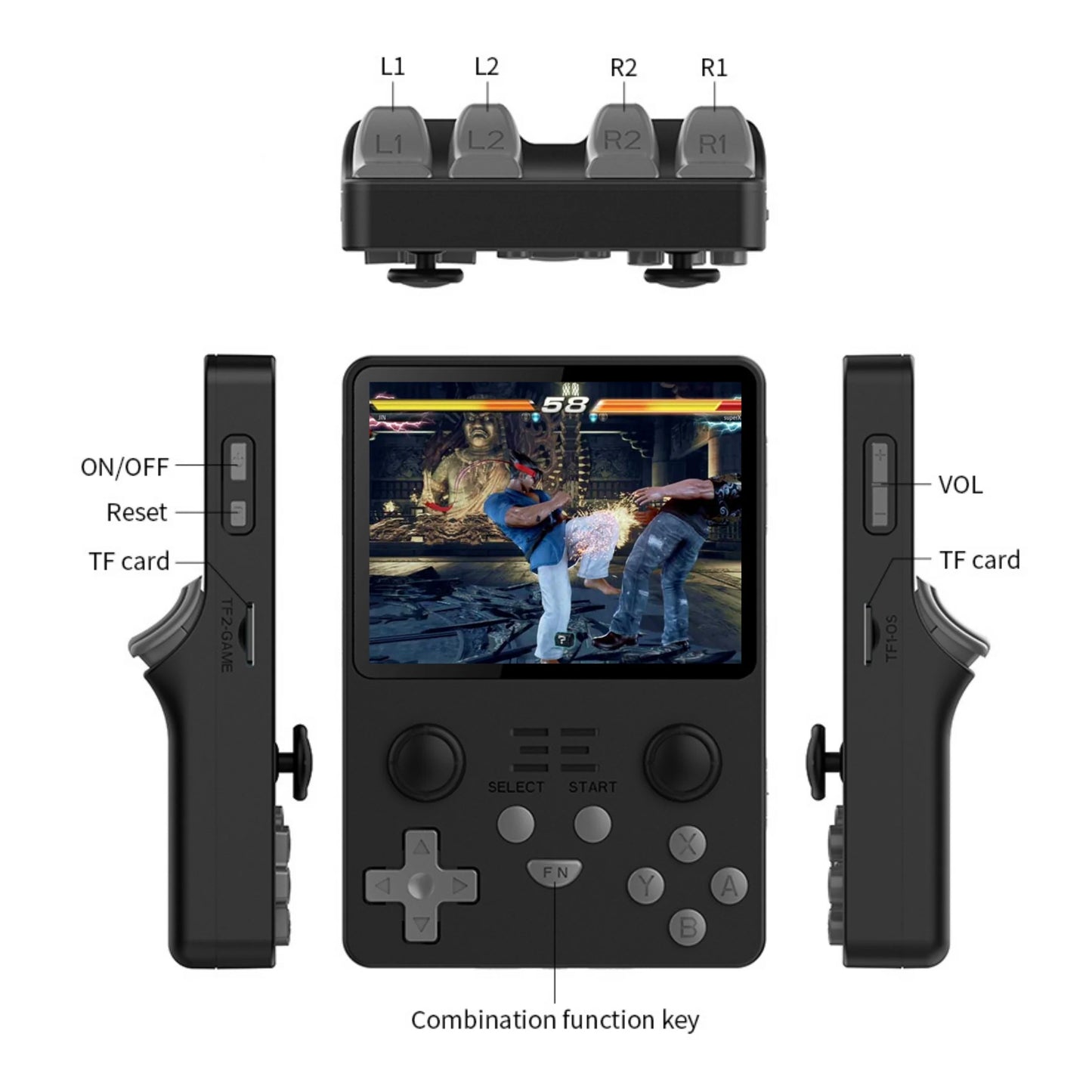 Console portable rétro