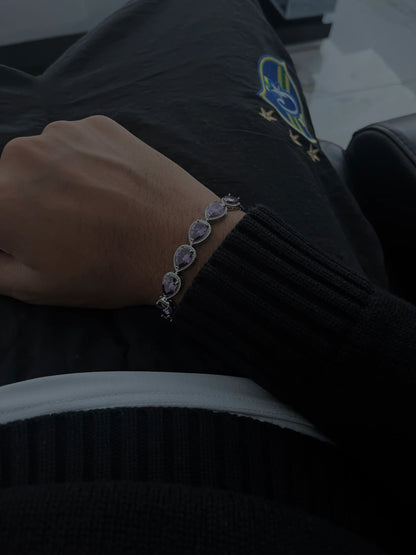 bracelet crystal " DROP "