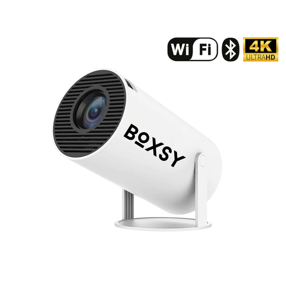 BOXSY® vidéo projecteur 4K bluetooth/wifi