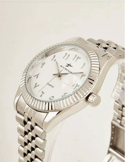 Arabic Watch - White