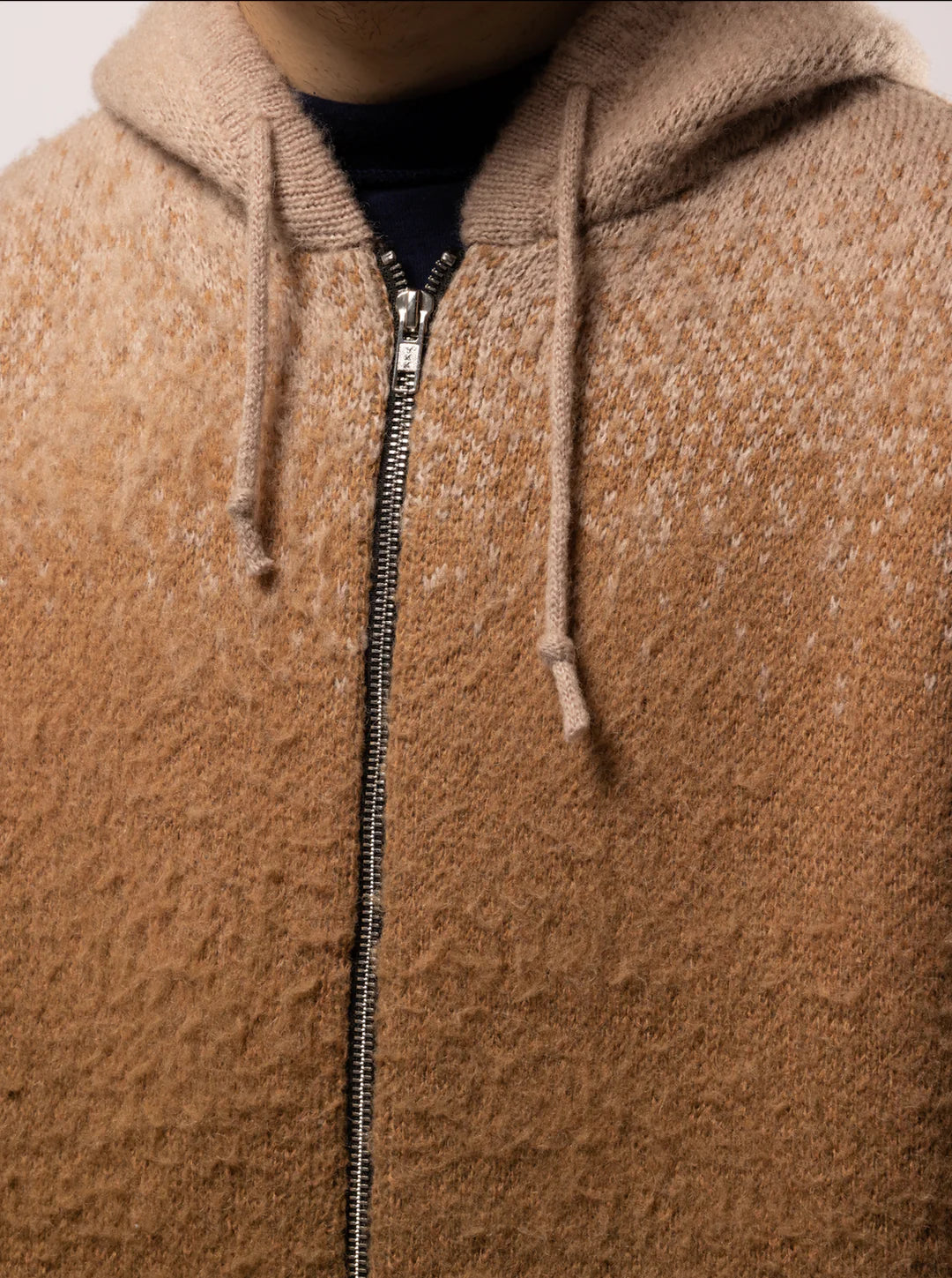 Mohair Hooded Jacket