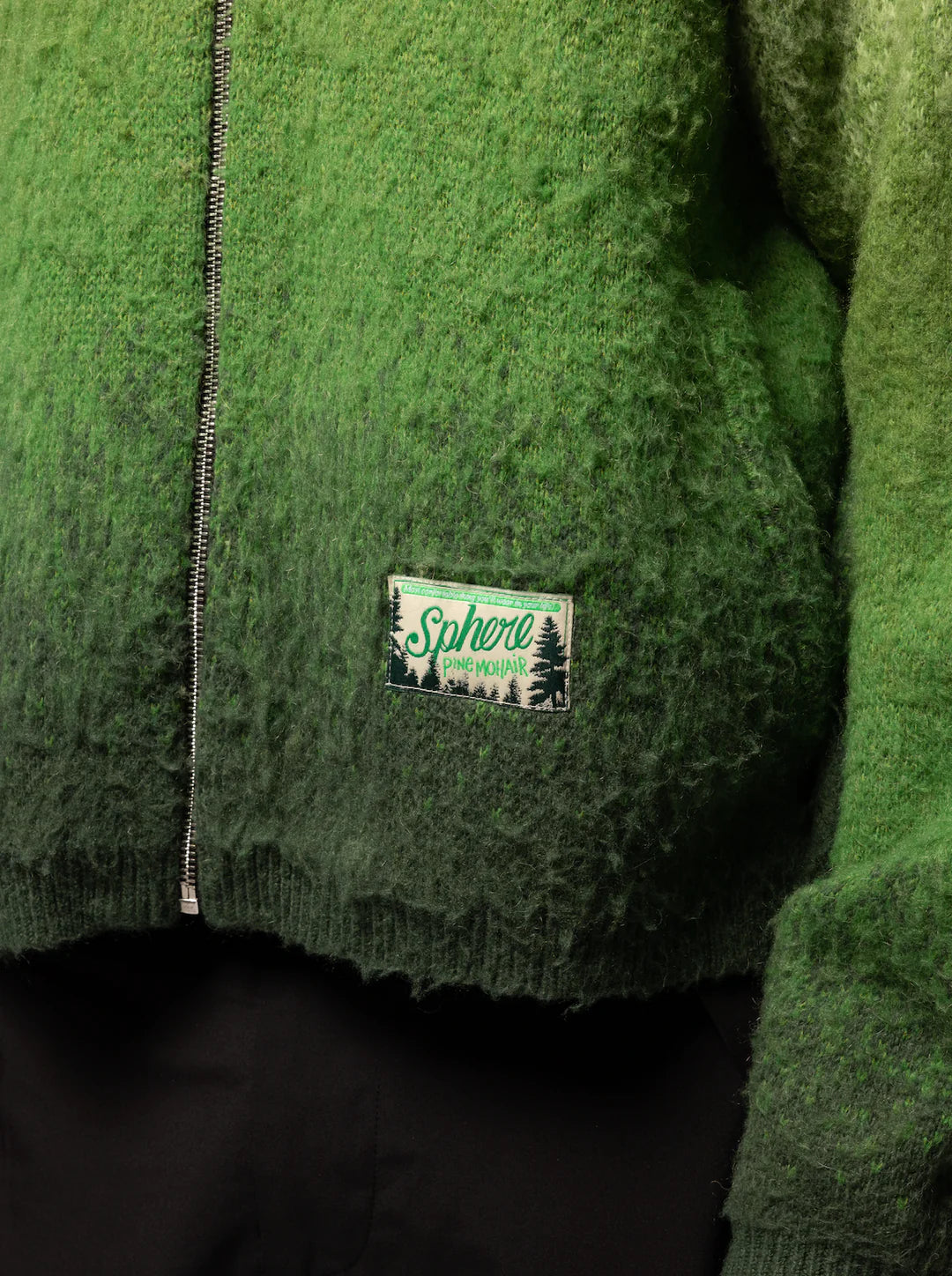 Mohair Hooded Jacket