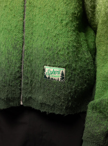 Mohair Hooded Jacket