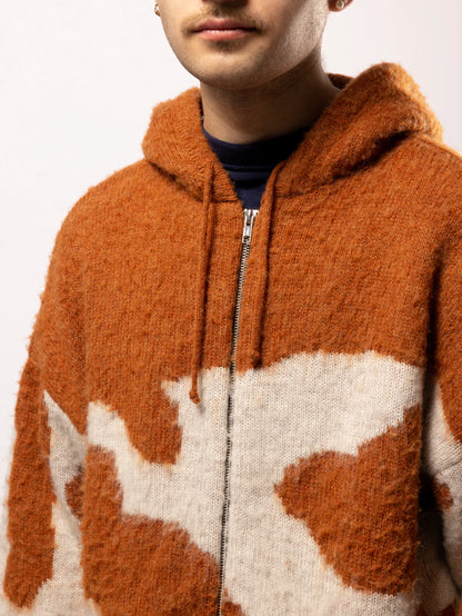 Mohair Hooded Jacket
