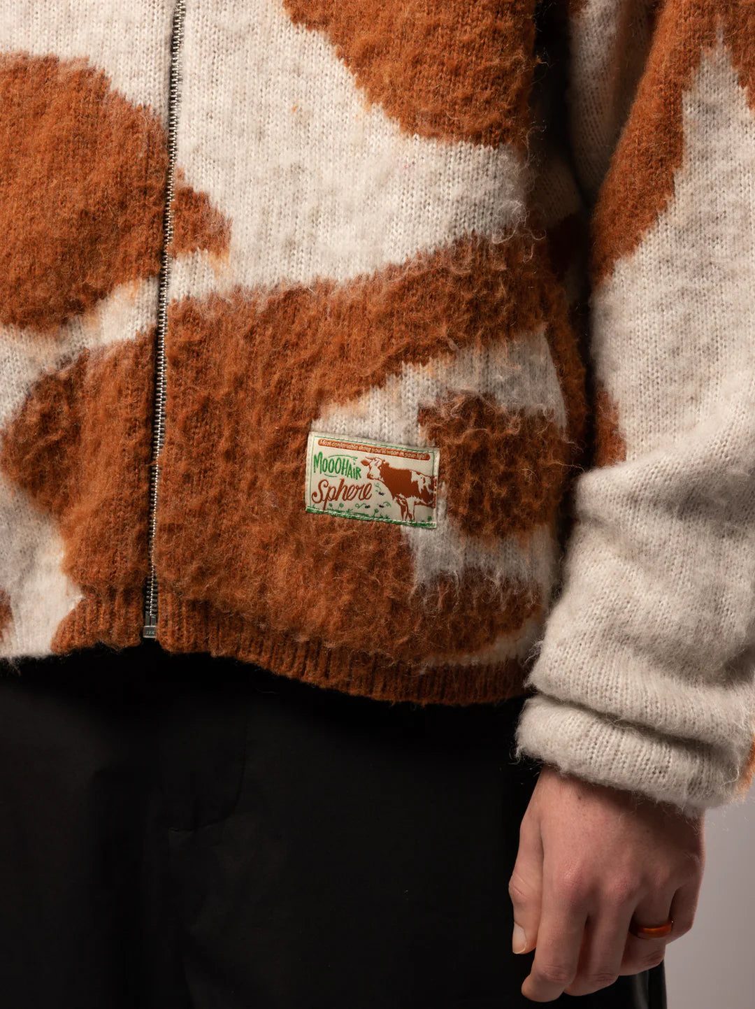 Mohair Hooded Jacket