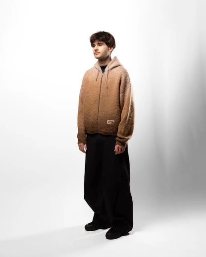 Mohair Hooded Jacket