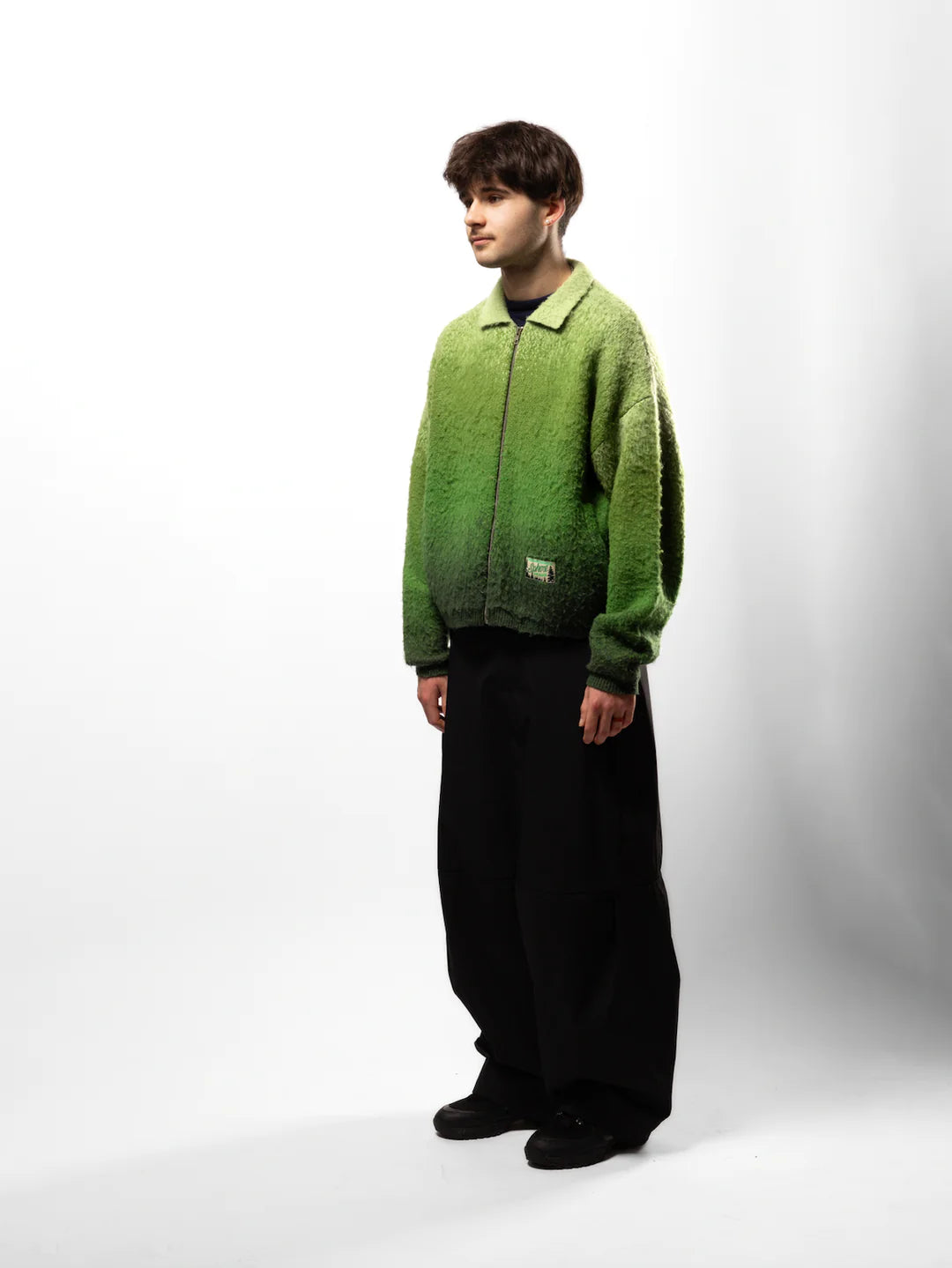 Mohair Hooded Jacket