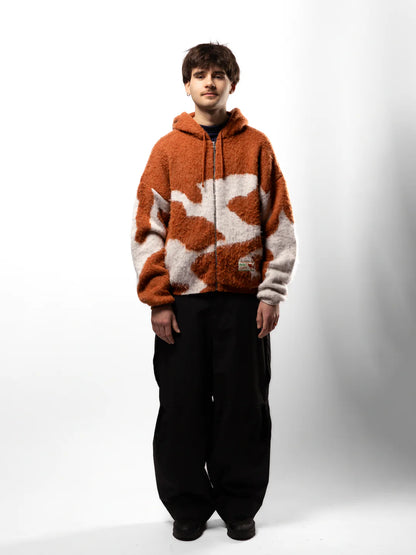 Mohair Hooded Jacket