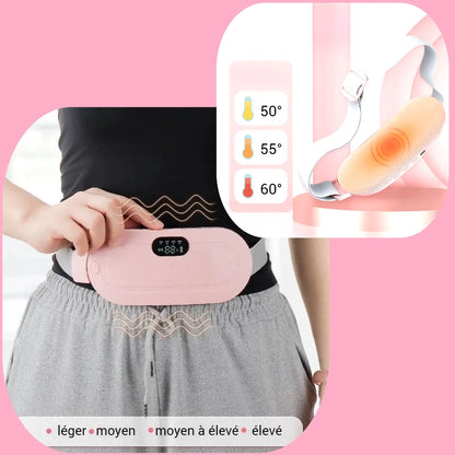 Sweetheart ceinture menstruelle chauffante et massante
