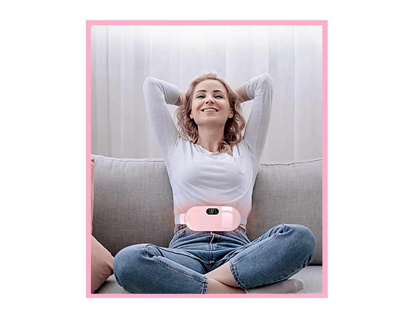 Sweetheart ceinture menstruelle chauffante et massante