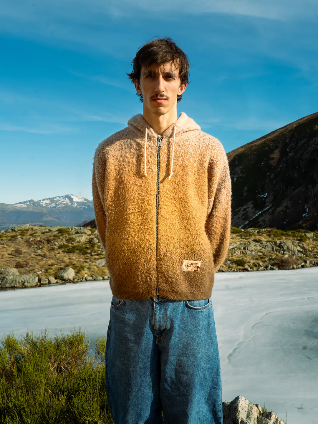 Mohair Hooded Jacket