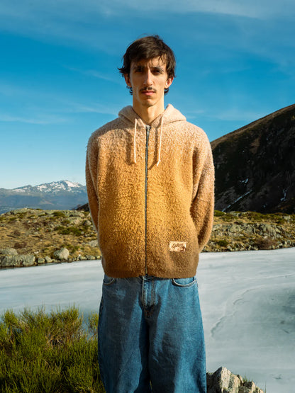 Mohair Hooded Jacket
