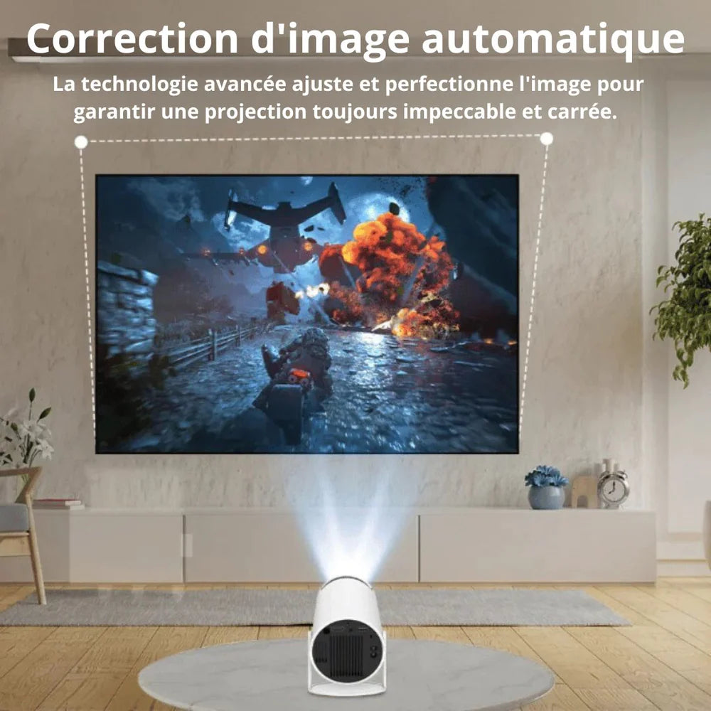 BOXSY® vidéo projecteur 4K bluetooth/wifi