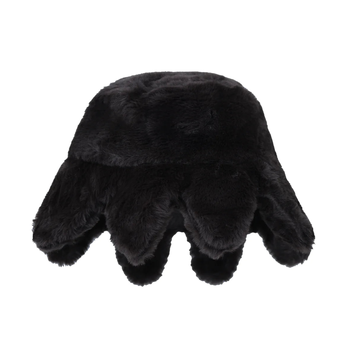 Furry Glo Sun Bucket Hat (Charcoal Black)