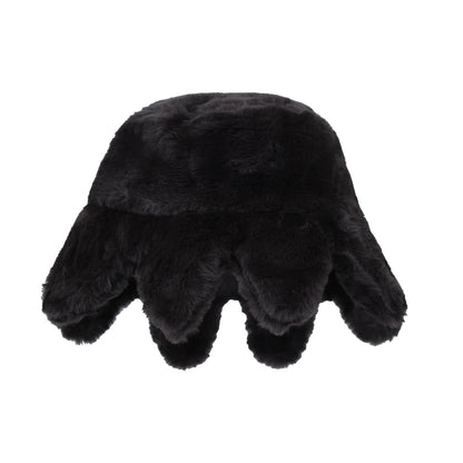 Furry Glo Sun Bucket Hat (Charcoal Black)