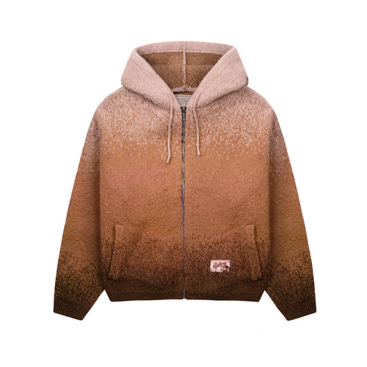 Mohair Hooded Jacket