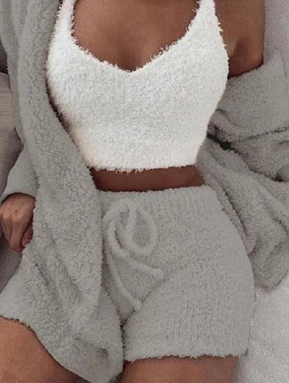 Ensemble pyjama velour + manteau offert