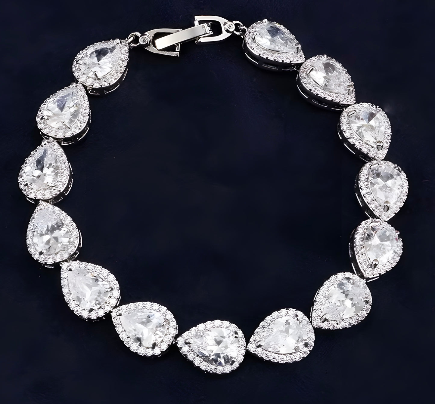 bracelet crystal " DROP "
