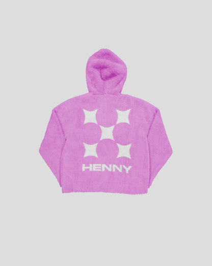 mohair pink jacket