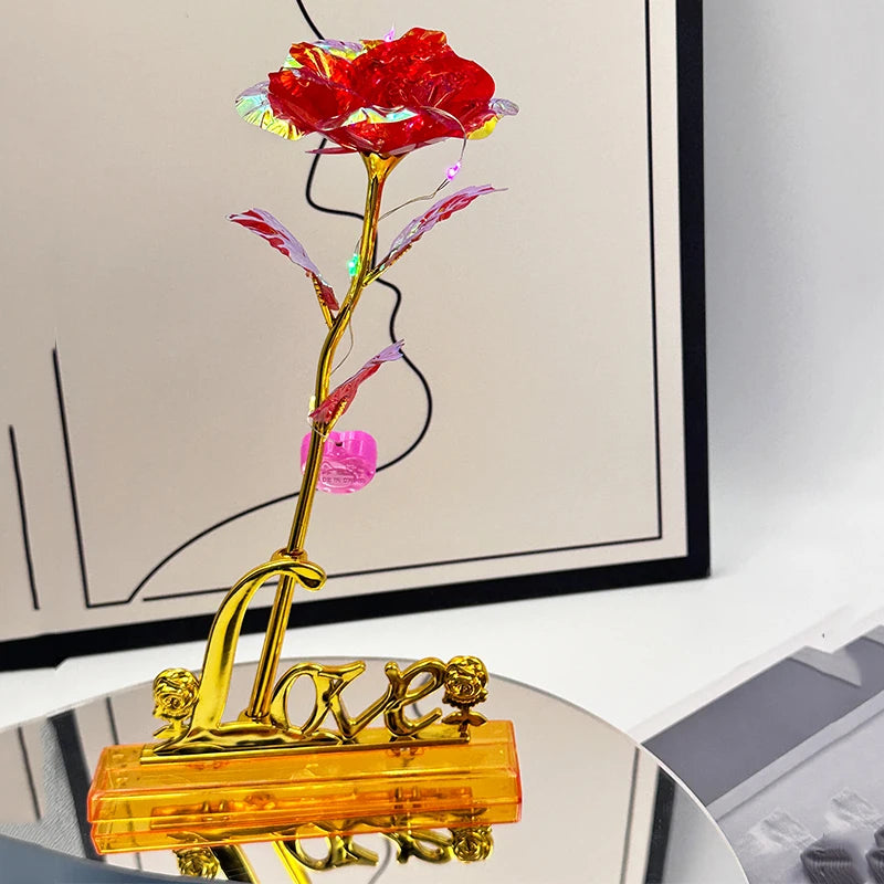 Rose en verre