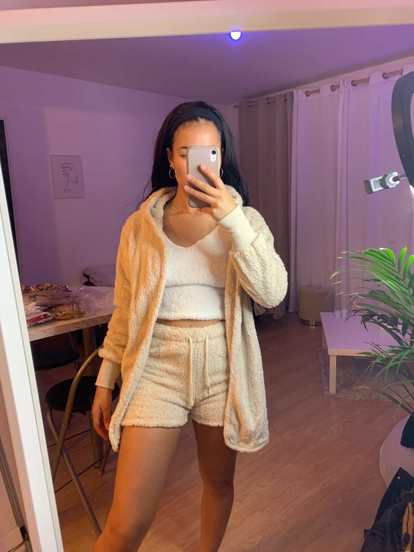 Ensemble pyjama velour + manteau offert