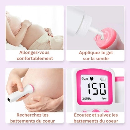 Haut-parleur fréquence cardiaque bébé