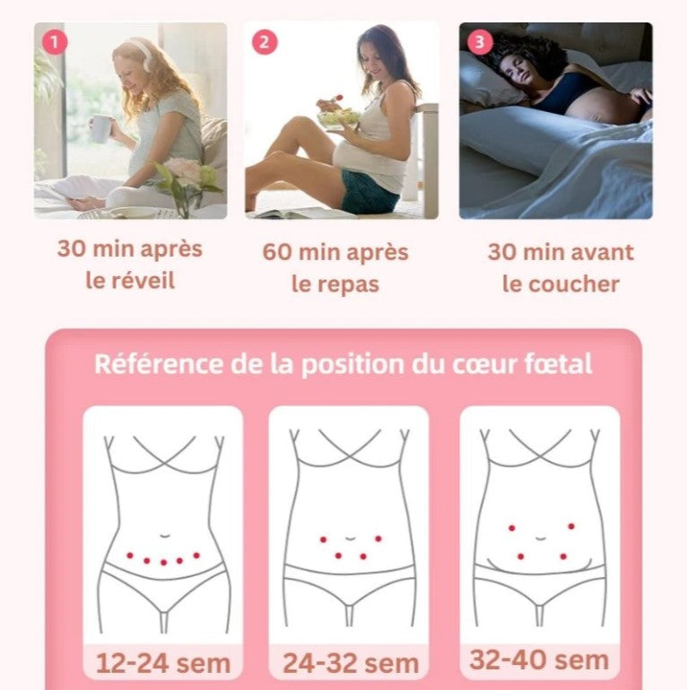 Haut-parleur fréquence cardiaque bébé